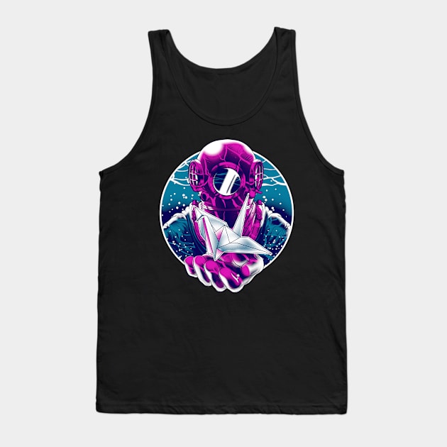 A Fold Under the Ocean (Version 2) Tank Top by manoystee